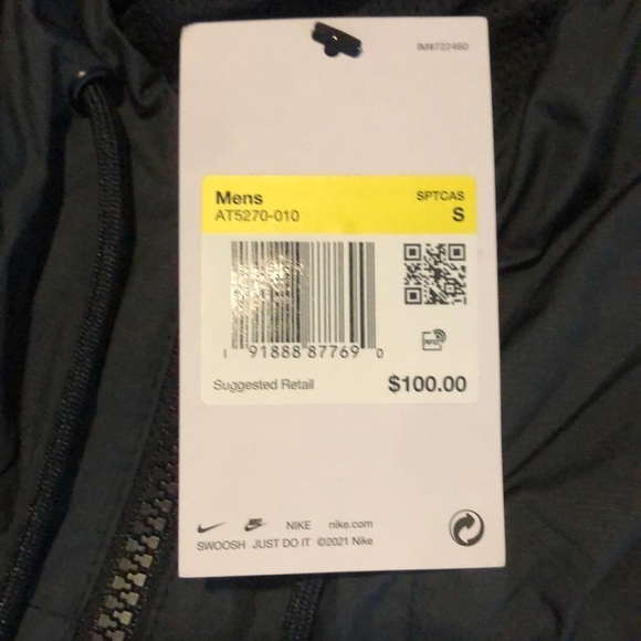 NWT NIKE MENS SMALL JACKET. - Picture 3 of 4